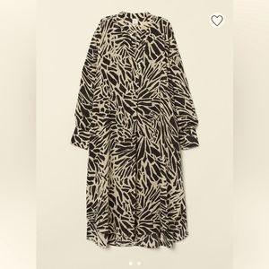 H&M XXL zebra print Kaftan. Lyocell and Rayon